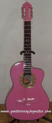 Guitarra económica modelo GTE con curva de Paracho Vista 4